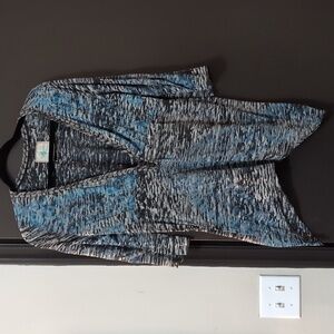 Free People blue flower top size medium